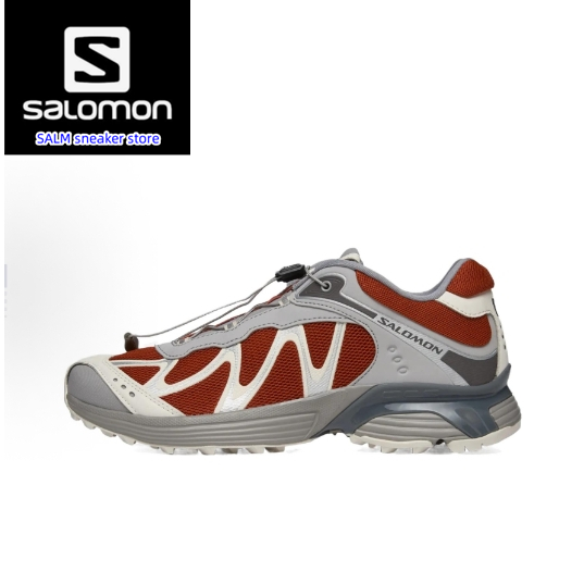 SALOMON Salomon XT-WHISPER Low cut Red Greyของแท้ 100%