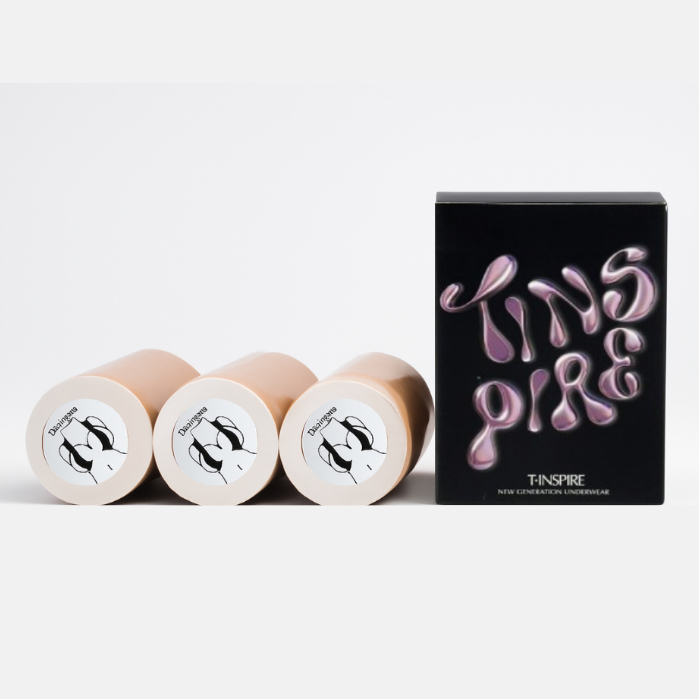 TTAPE BIOGEL TAPE เทปสูตรอ่อนโยนพิเศษ สำหรับผิวแห้ง แพ้ง่าย(เซต 3 ม้วน Refill box)