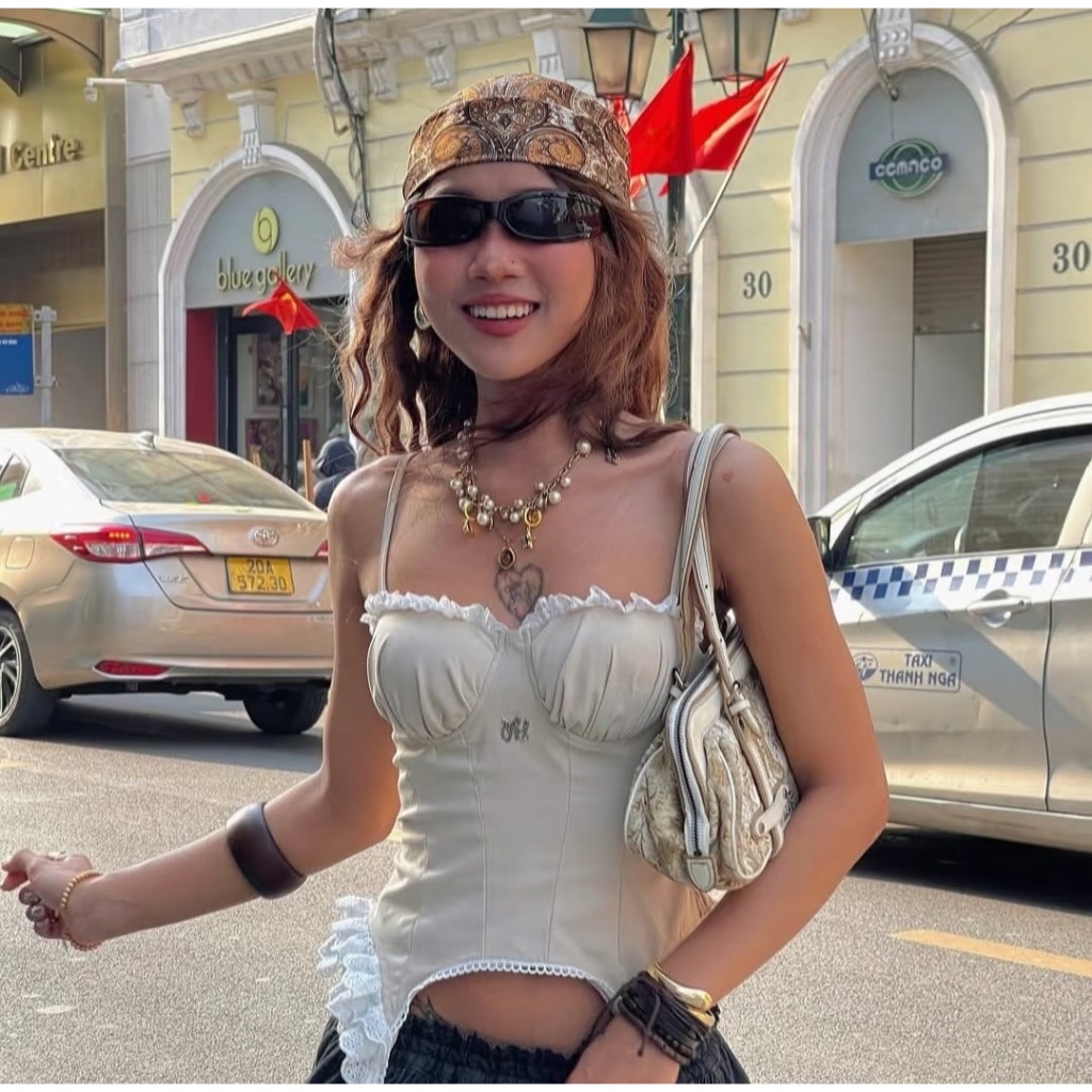 Baroque Paisley ผ้าผูกผมลวดลายศิลปะ ผ้าพันคอแบบคลาสสิก หรูหรา - รูปที่ 3