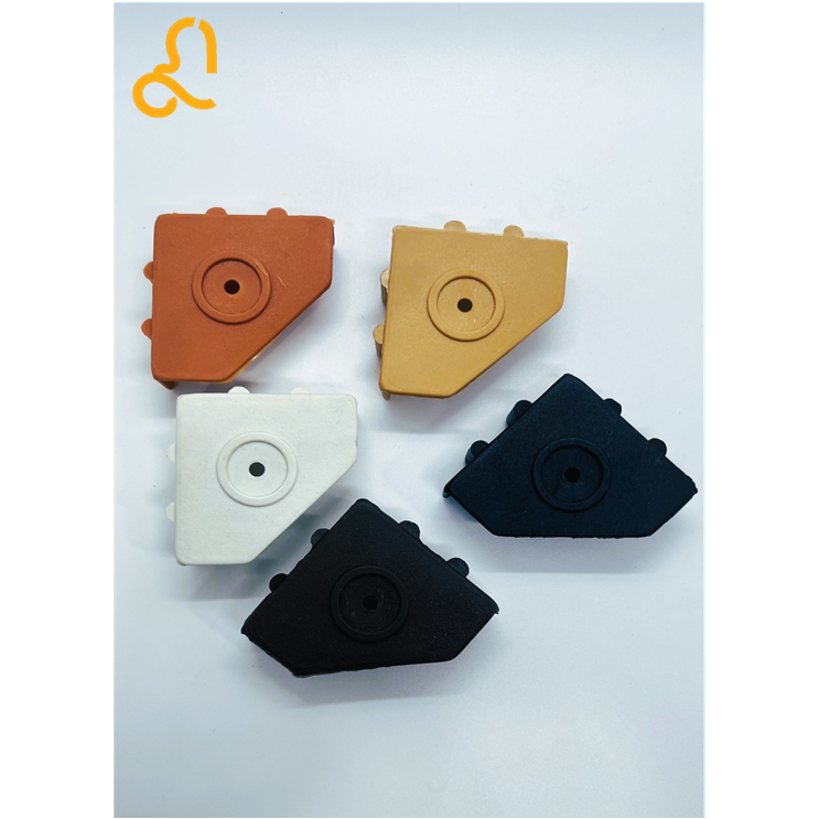 มุมรองขาตู้พลาสติก ขนาดเล็ก/ใหญ่ จำนวน12ชิ้น/24ชิ้น  มี5สีให้เลือก