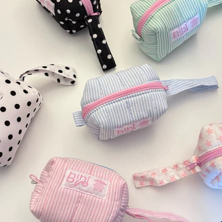 hihibye mini fluffy pouch bag | 15 × 8 cm | handle 12 cm (ใบเล็ก)