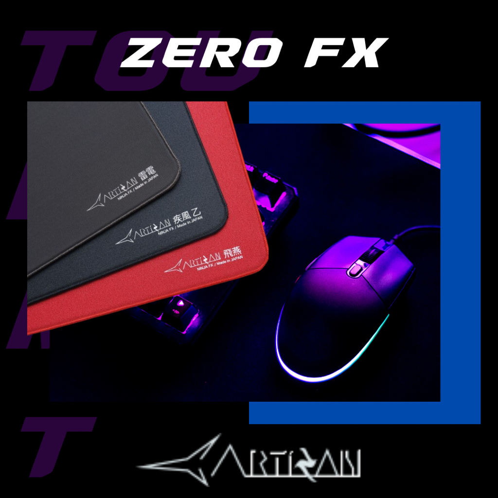 (พร้อมส่ง) Lot ใหม่ Artisan Mousepad Zero FX