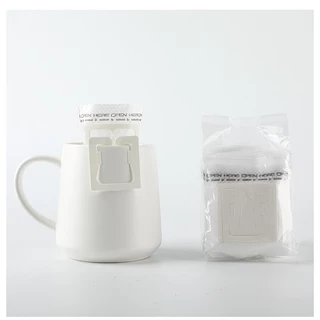 ถุงดริปกาแฟ(50ซอง) ถุงกรองกาแฟดริป แบบมีหูแขวน Drip Coffee Filter Bag ถุงกรองกาแฟแบบใช้แล้วทิ้ง
