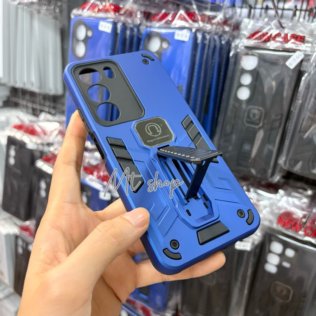 เคสกันกระแทกหุ่นยนต์มีขาตั้ง รุ่น Realme C71 เคสหุ่นยนต์แม่เหล็ก ปกป้องตัวเครื่องสินค้าพร้อมส่ง ราคา ถูกที่สุด ดีลบีเคเค แกลเลอรีภาพที่ 2