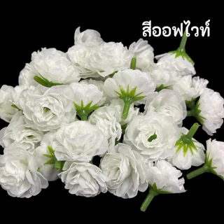 ดอกมะลิซ้อน 3.5cm.ดอกมะลิปลอมคุณภาพดี