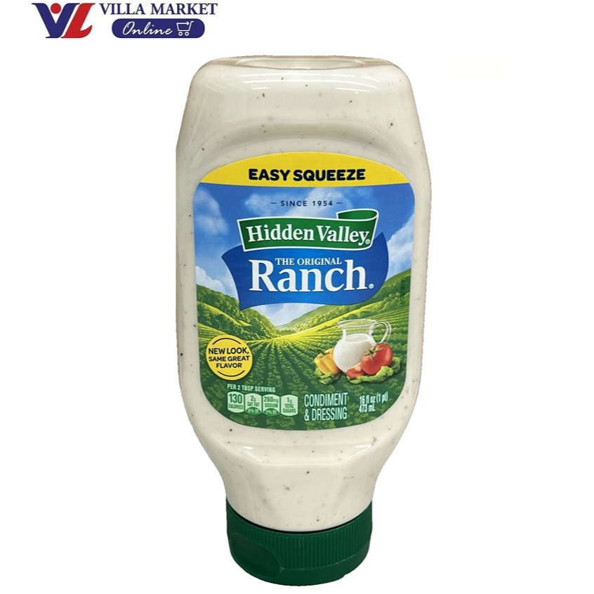 แรนช์ น้ำสลัด Hidden Valley Original Ranch Dressing 453G ออริจินัล นำเข้าจากอเมริกา