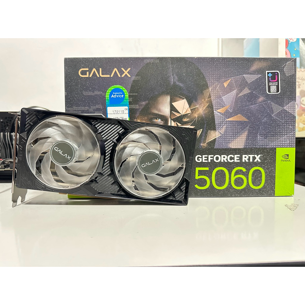 VGA GALAX RTX5060 1-CLICK OC (การ์ดจอมือสอง)