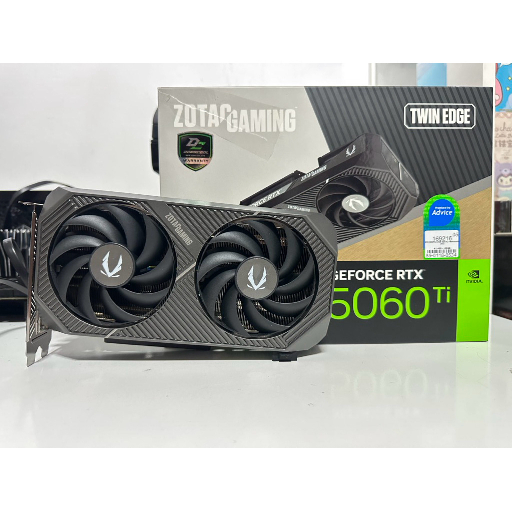 VGA ZOTAC GAMING RTX5060Ti TWIN EDGE OC 16GB (การ์ดจอมือสอง)