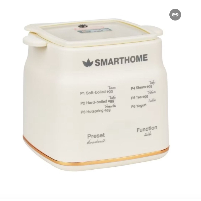 SMARTHOME เครื่องต้มไข่ รุ่นSM-EB300 เครื่องต้มไข่อัตโนมัติ ไข่ออนเซน เครื่องต้มไข่อเนกประสงค์