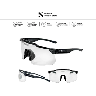 NOX NOX แว่นตากันแดดปรับแสงอัตโนมัติ รุ่น WIND XTREAM [ CLEAR ] Photochromic Lens พร้อมกล่องและถุงผ้า
