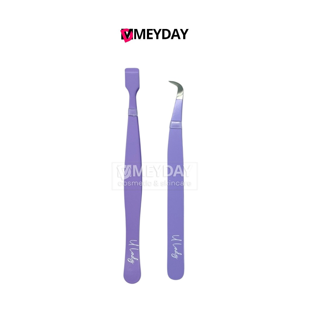 U Lady DIY Eyelash Tweezers ยูเลดี้ ดีไอวาย แหนบสำหรับขนตาปลอม 1ชิ้น