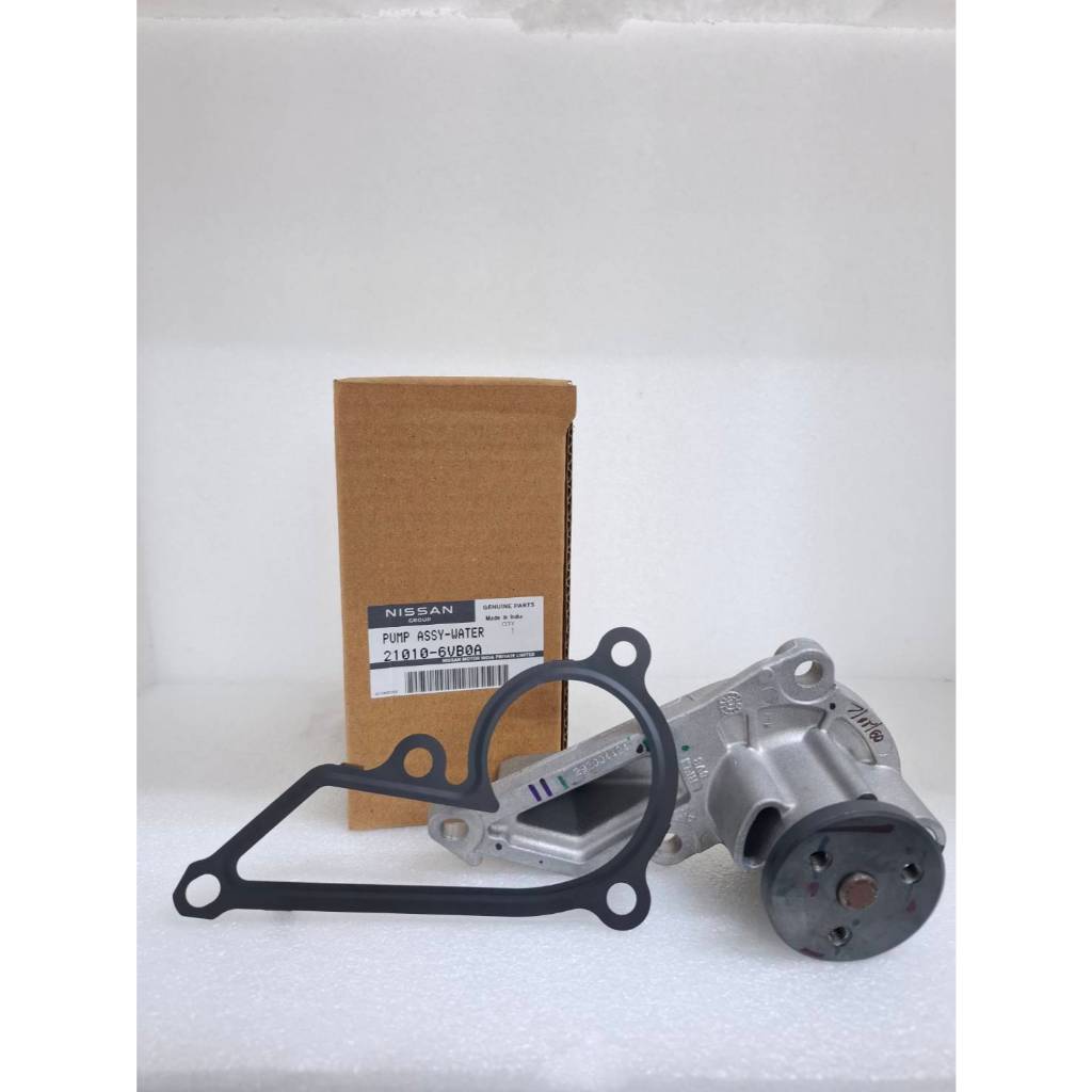 ชุดปั๊มน้ำพร้อมประเก็นปั๊มน้ำ  NISSAN ALMERA ปี 2020 ( N18 ) เป็นอะไหล่แท้นิสสัน 21010-6VB0A
