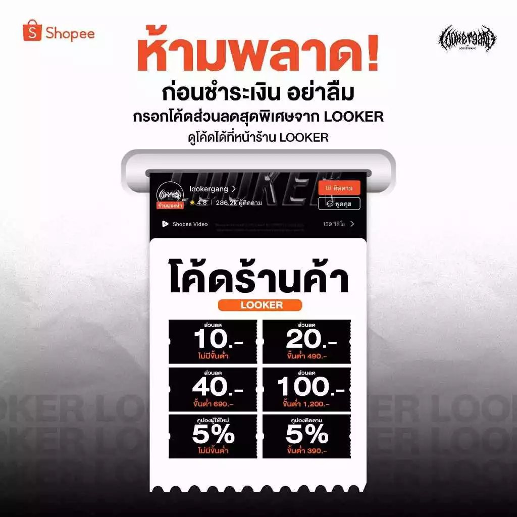 LOOKER RAINCOAT SET ชุดกันฝนเสื้อพร้อมกางเกง thumbnail 3