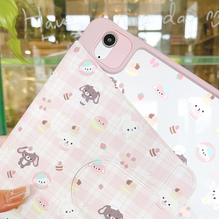 ✨พร้อมส่ง✨เคสiPadหมุน 360° กระต่าย Gen11/10 Air7/6 13 Gen9 Pro11 การ์ตูน เคสไอแพด Air5/4 Gen6 Mini7 - รูปที่ 5