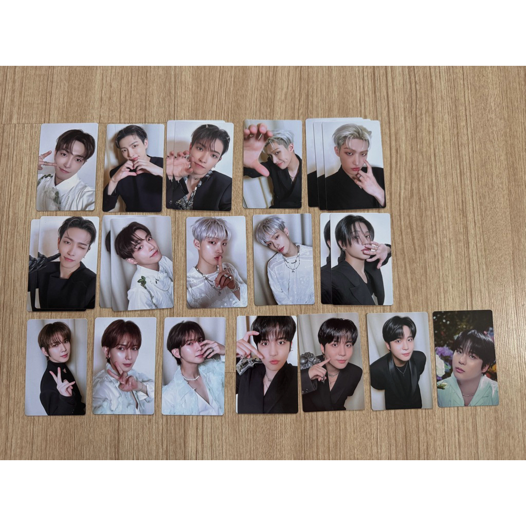 พร้อมส่ง การ์ด photocard ateez  แกะจากอัลบั้ม golden hour pt.2 ของแท้ 100%