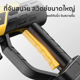 Maybuck เครื่องล้างรถแบบพกพาแรงดันสูง ปืนฉีดน้ำแรงดันสูง เครื่องทำความสะอาดแบบไร้สาย โฟมล้างรถ