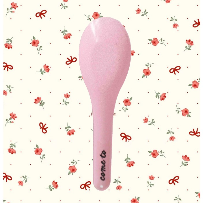 ช้อนสั้นสีชมพูพาสเทล by Come to พร้อมส่งจากไทย ของมันต้องมี! / Pastel Mini Spoon by Come to