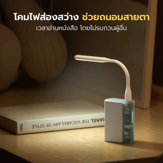 CUKTECH AL003 ไฟอ่านหนังสือ USB LAMP แบบ Warm White ปรับความสว่างได้ถึง 5 ระดับ อ่อนโยนไม่แสบตา -1Y