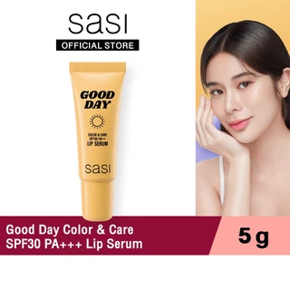 [ใหม่] sasi กู๊ด เดย์ คัลเลอร์ แอนด์ แคร์ เอสพีเอฟ 30 พีเอ+++ ลิป เซรั่ม Good Day Color & Care SPF 30 PA+++ Lip Serum 5g