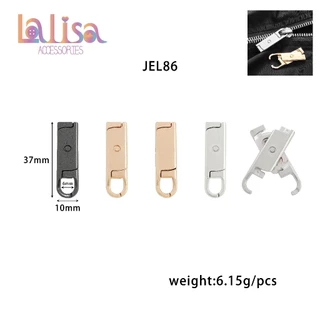 ซิปใช้ง่ายไฮโซเวอร์ alloy detachable puller JEL86