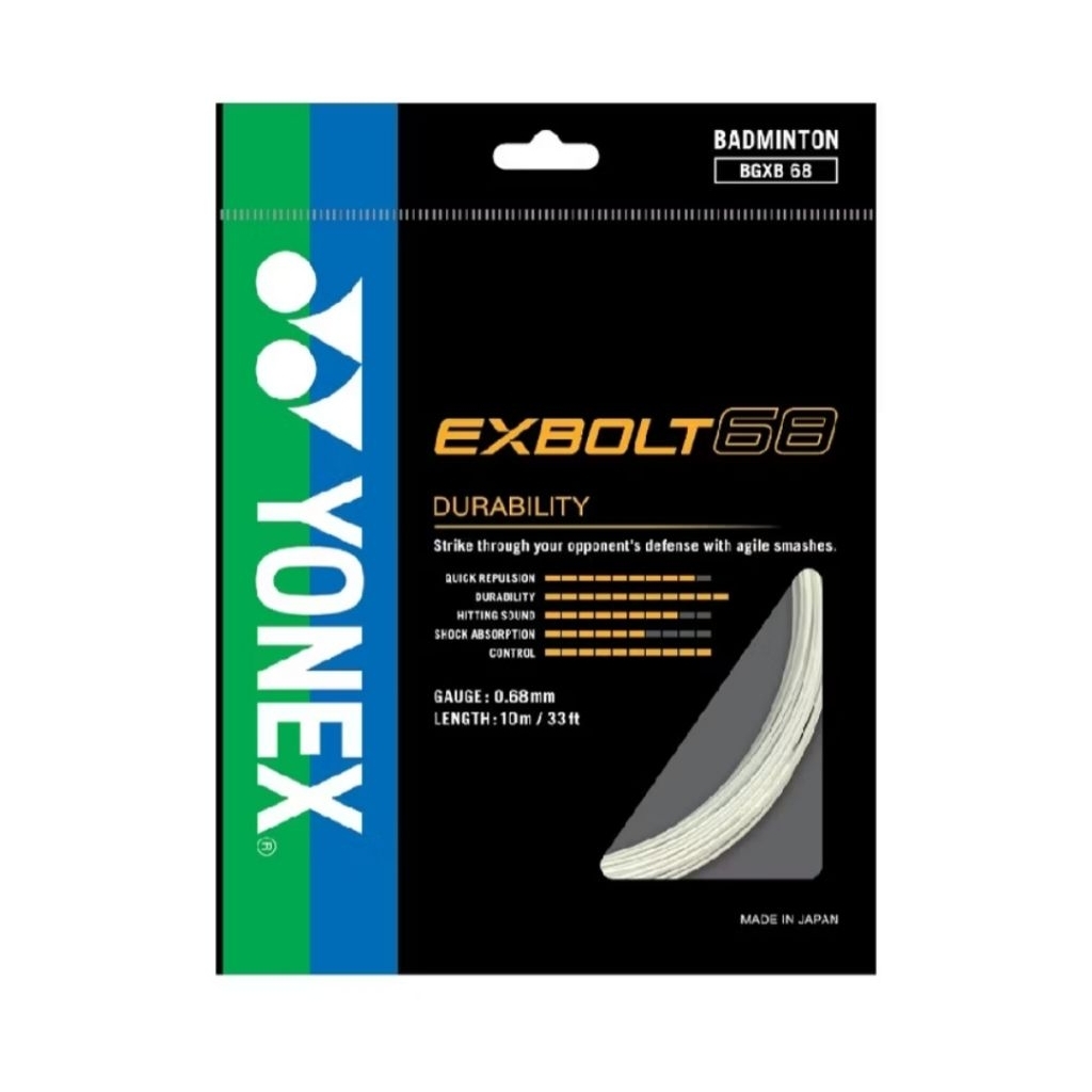 Yonex เอ็นใส่ไม้แบดมินตัน รุ่น EXBOLT68 แท้ 💯%