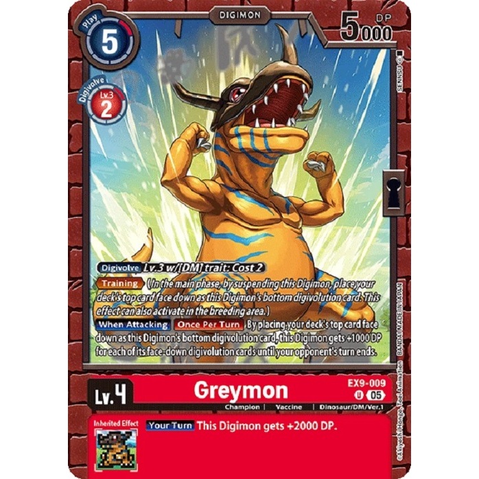 Greymon (EX9-009) - Digimon Card Game