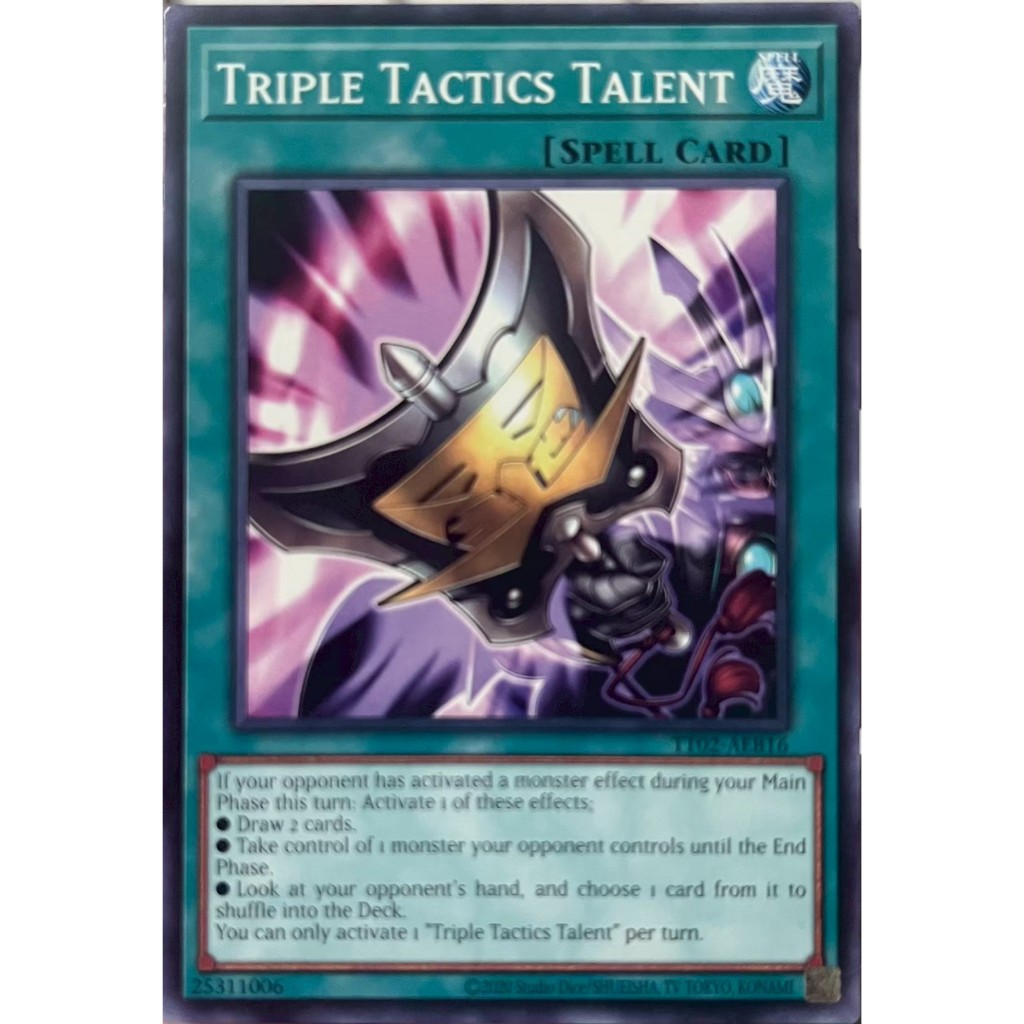 Yugioh Asia-Eng [TT02-AEB16] Triple Tactics Talent (Common) การ์ดยูกิแท้ถูกลิขสิทธิ์