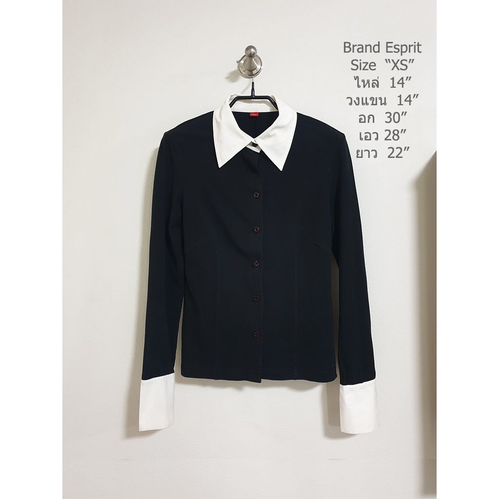 เสื้อทำงานผู้หญิงแบรนด์ Esprit มือสองสภาพดีมาก