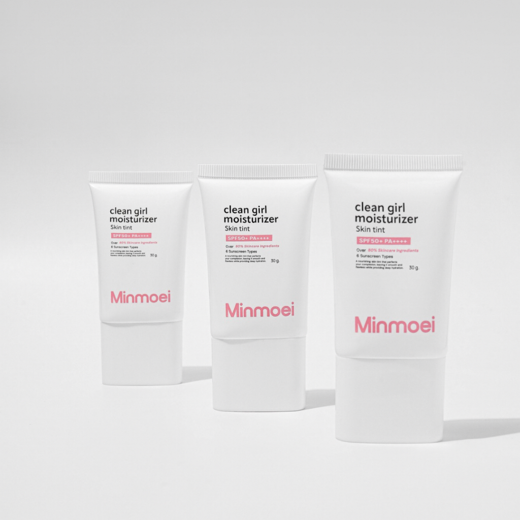Minmoei Clean girl moisturizer skin tint |สกินทินต์มอยเจอร์ไรเซอร์เนื้อบางเบาให้ผิวเนียนเป็นธรรมชาติ