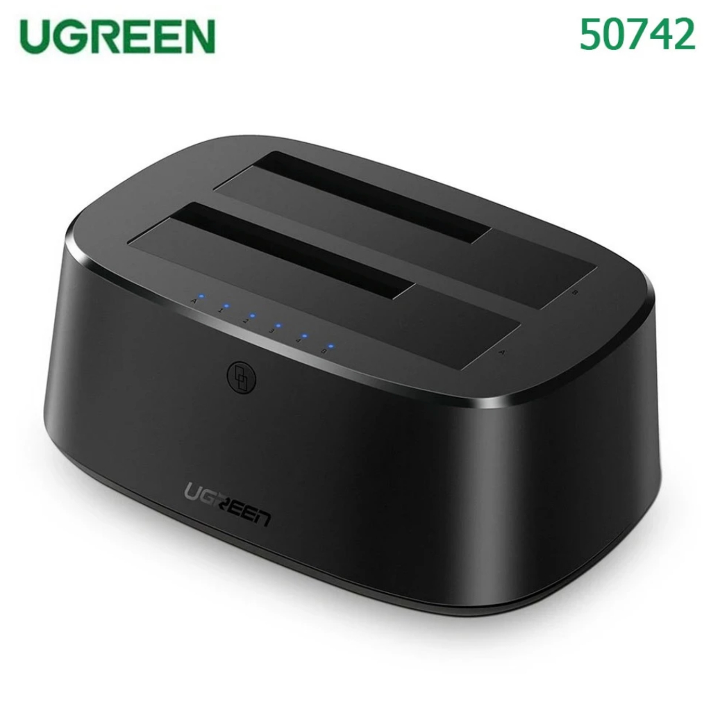 พร้อมส่ง UGREEN 50742 USB 3.0 to Dual Bay Hard Drive Dock