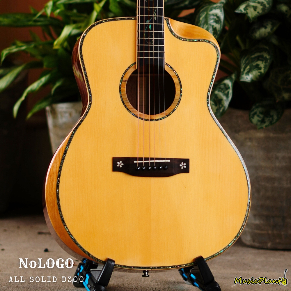 Nologo กีตาร์โปร่ง All Solid Guitars | D300