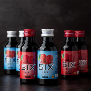 Sixnine (1,3,5 ขวด) ซิกไนน์ ไซรัป น้ำหวานเข้มข้น กลิ่นราสเบอร์รี่ SIXNINE ของแท้100%