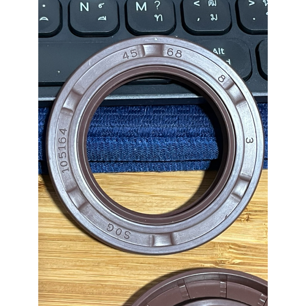 TC 45-68-8 VITON SOG HighTemp Oil Seal VITON ออยซีล ซีลยาง กันฝุ่น กันน้ำมันรั่วซึม ทนความร้อน 45 x 