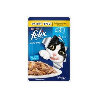 Felix เฟลิกซ์ (1 ซอง) อาหารเปียกแมว 85g.