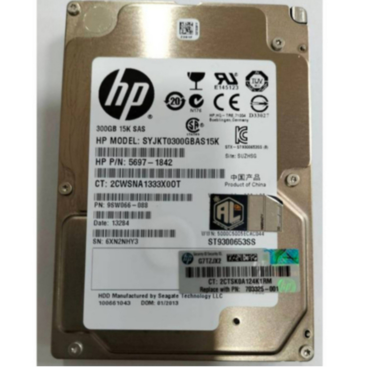 HDD HP 300GB 15K SAS 2.5Inch มือสองพร้อมใช้งาน