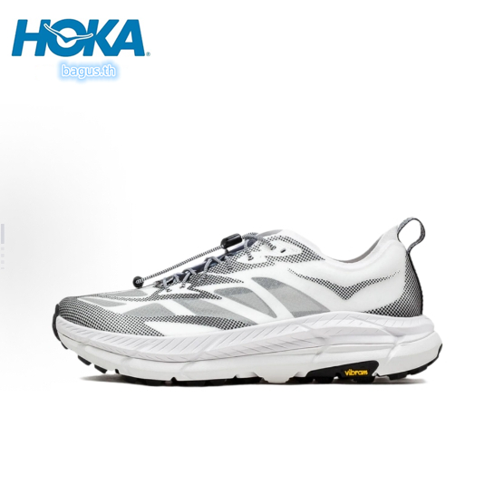 HOKA ONE ONE Mafat Speed 4 LITE Low cut White Black ของแท้ 100%