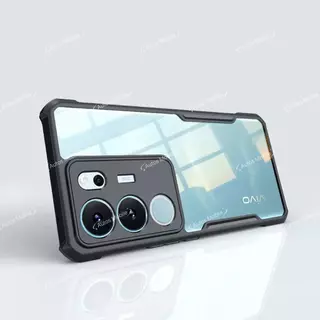 เคสหลังใส ขอบดำ Vivo Y29 Y100 V29 V29E Y17S เคสใสกันกระแทก ใช้สำหรับ Vivo V29 5G