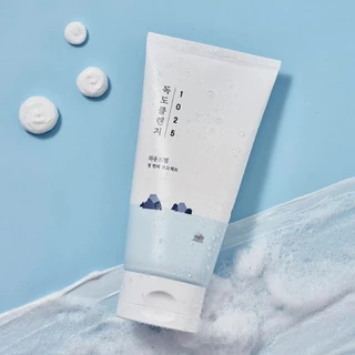 Round Lab Dokdo Cleanser 150ml โฟมล้างหน้าเนื้อ สูตรอ่อนโยน ผิวสะอาดแต่ไม่แห้งตึง