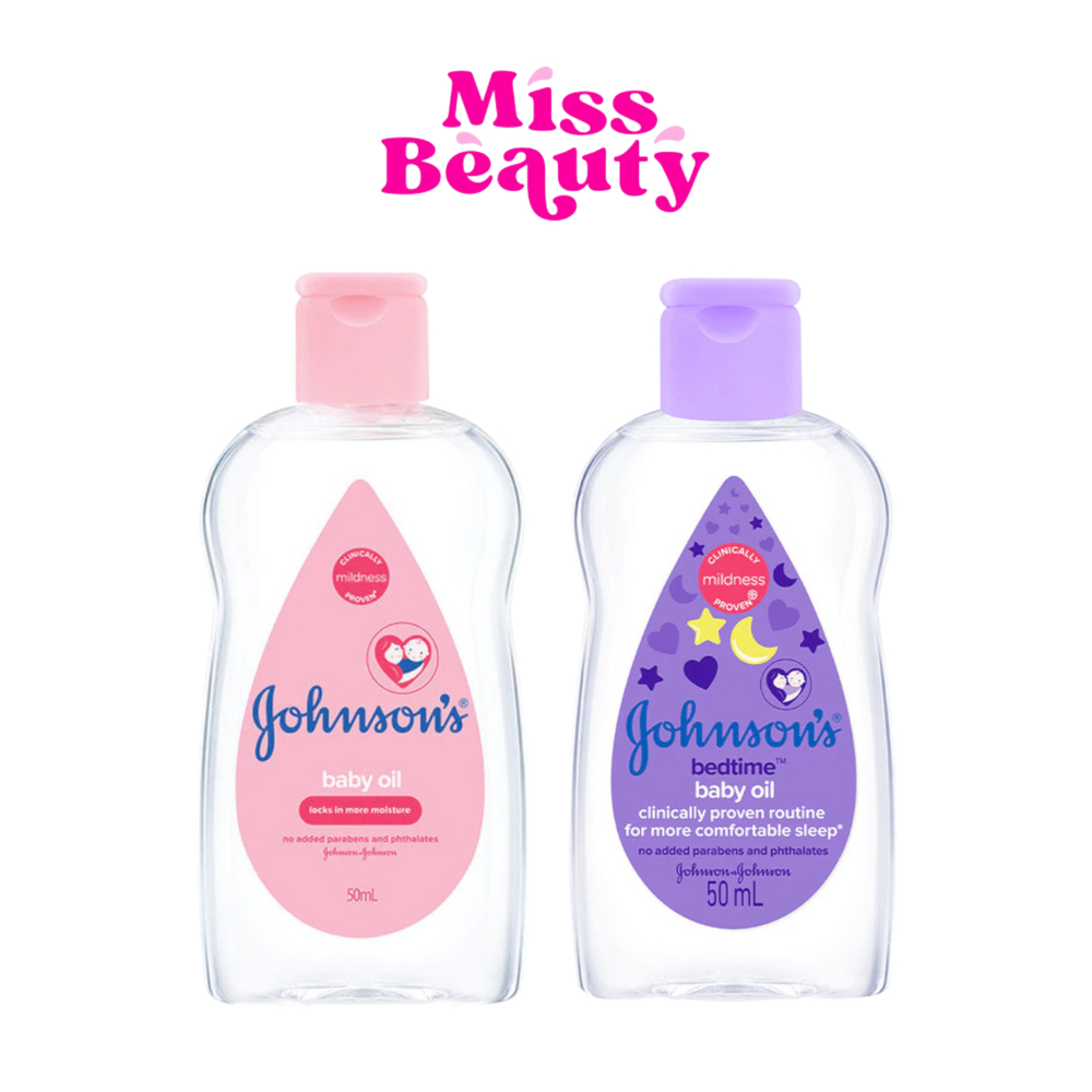 (ขวด) จอห์นสัน เบบี้ ออย บำรุงผิว Johnson’Baby Bedtime Oil / Baby Oil 50 มล.