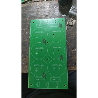 แผ่นปริ้นขนานคาปาซิสเตอร์6ลูกใช้สำหรับงานเครื่องเสียง