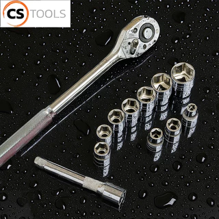 MOLITA TOOLS ชุดเครื่องมือ ประแจ ชุดบล็อก 12 ชิ้น ขนาด 1/2 (4หุน)