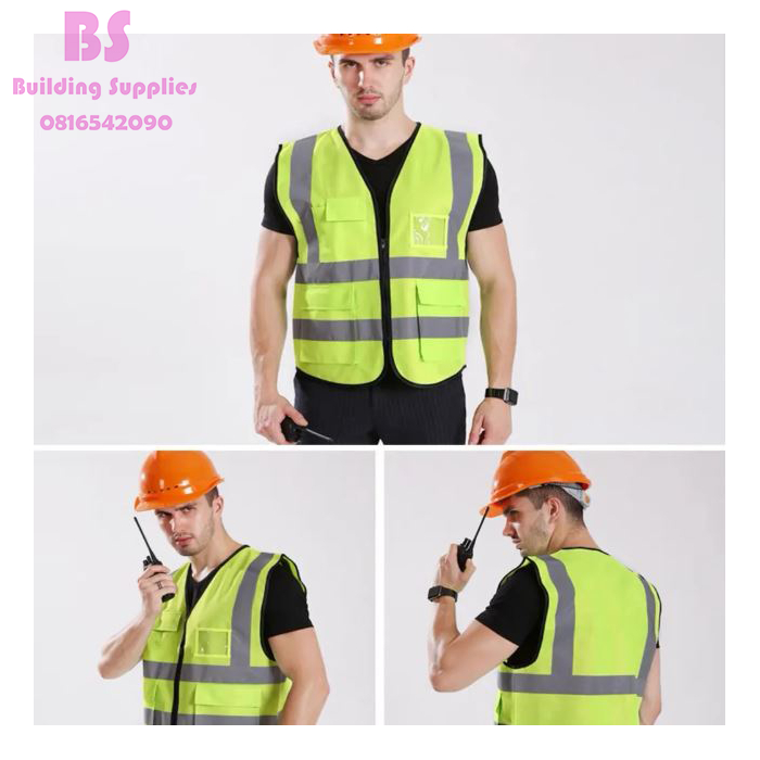 ***เสื้อกั๊กสะท้อนแสงเพื่อความปลอดภัย*** เสื้อกั๊กเตือน เสื้อชูชีพ สะท้อนแสง ทัศนวิสัยสูง เสื้อกั๊กจราจร เสื้อกั๊กทำงาน