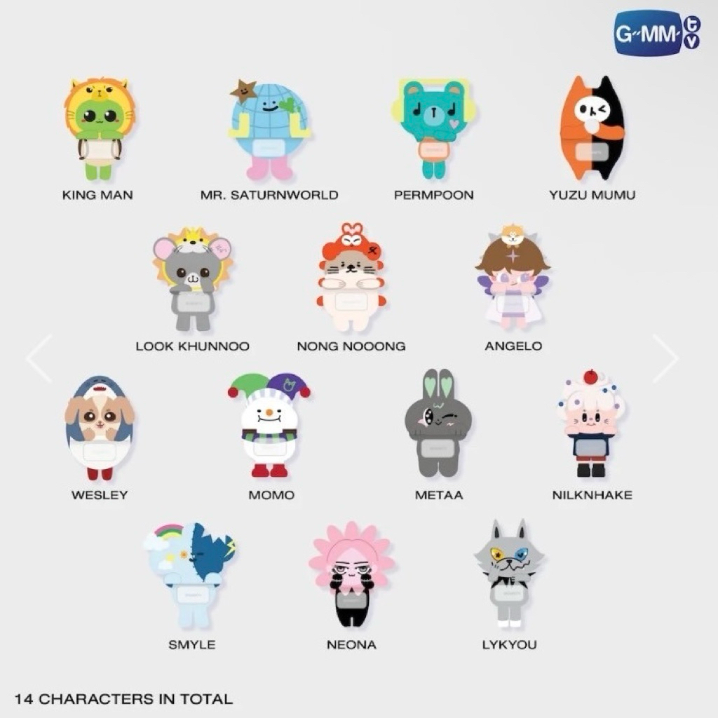 FANDOM CHARACTER PHONE GRIPPYS กล่องจุ่ม gmmtv - รูปที่ 3
