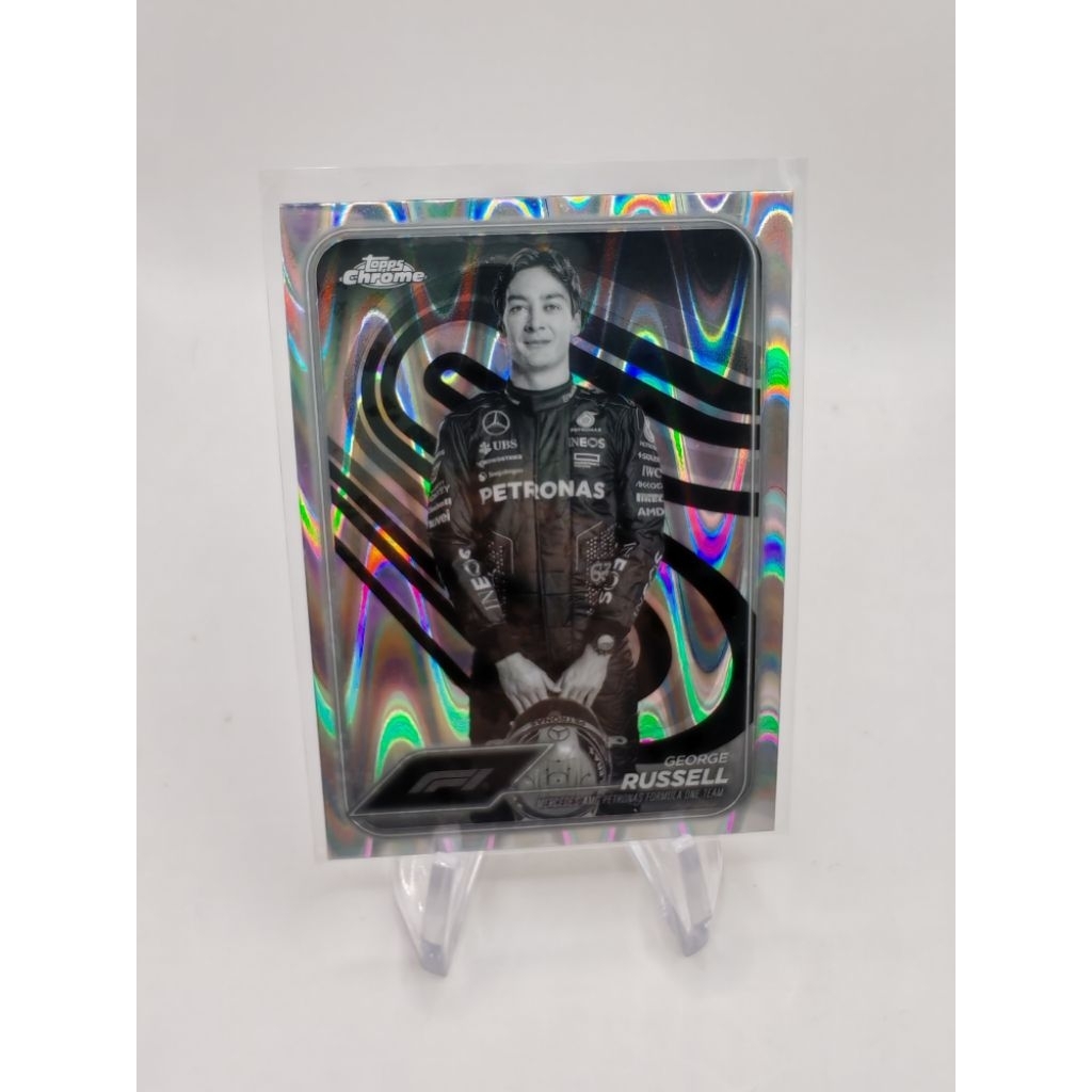 การ์ด f1 topps chrome 2024 george russell