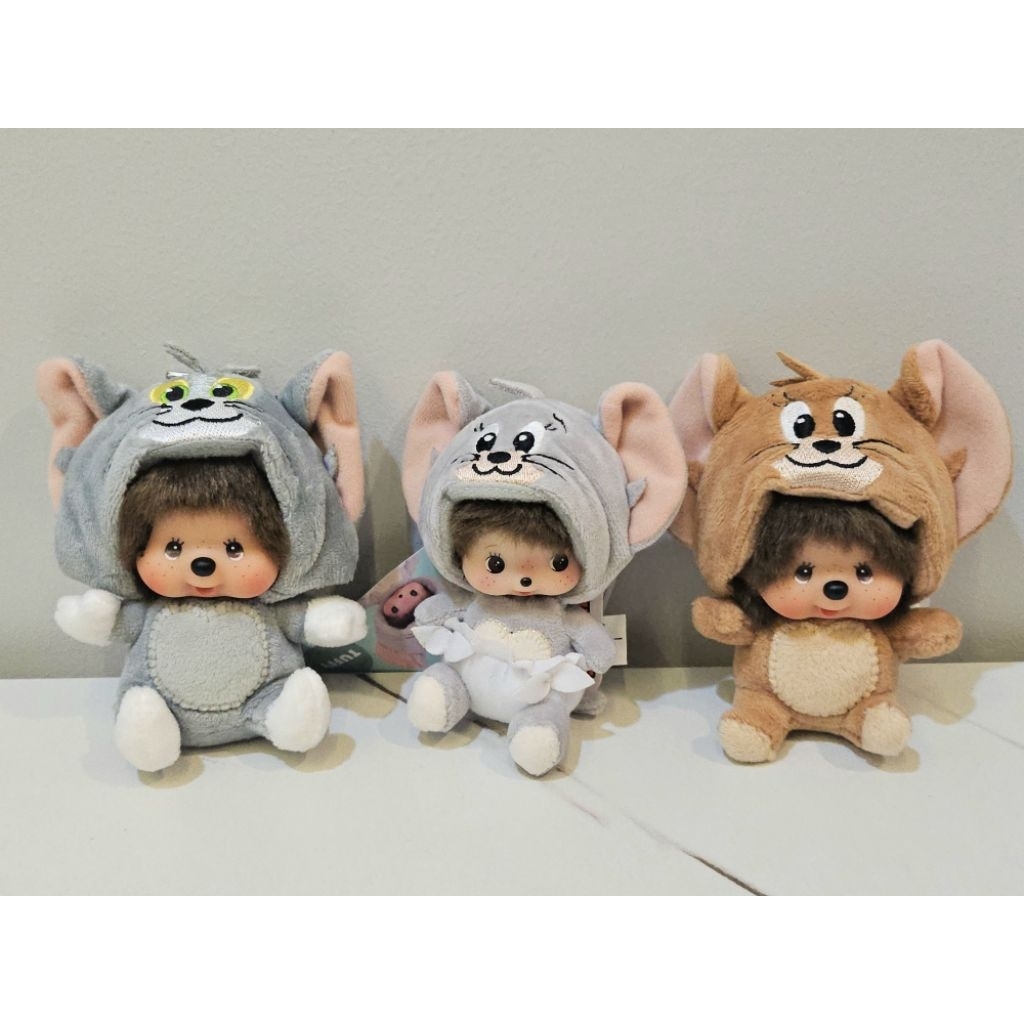 พร้อมส่ง✨️พวงกุญแจม่อนชิชิ Tuffy Tom&Jerry  Monchhichi  ของแท้ 💯 จากญี่ปุ่น
