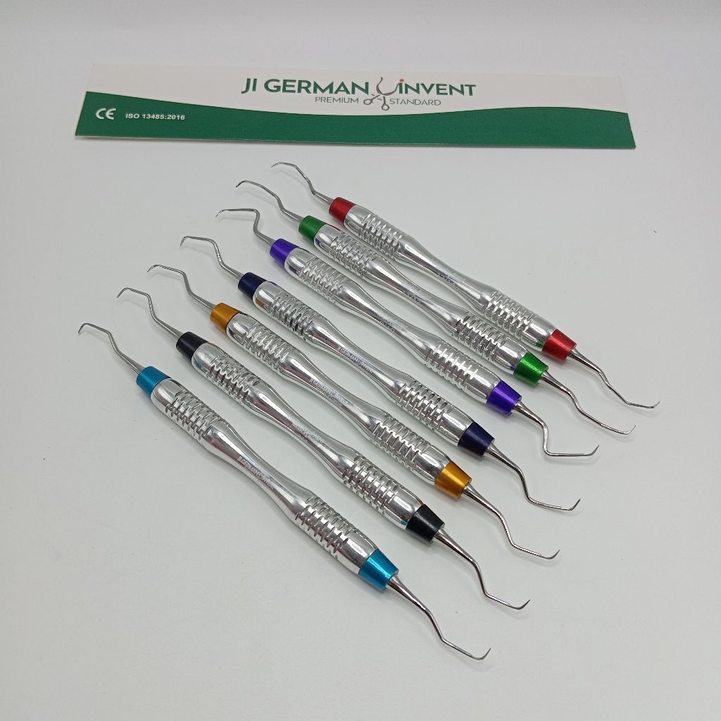 Gracey Curette Set – Color-Coded, Premium Stainless Steel lightweight Handle