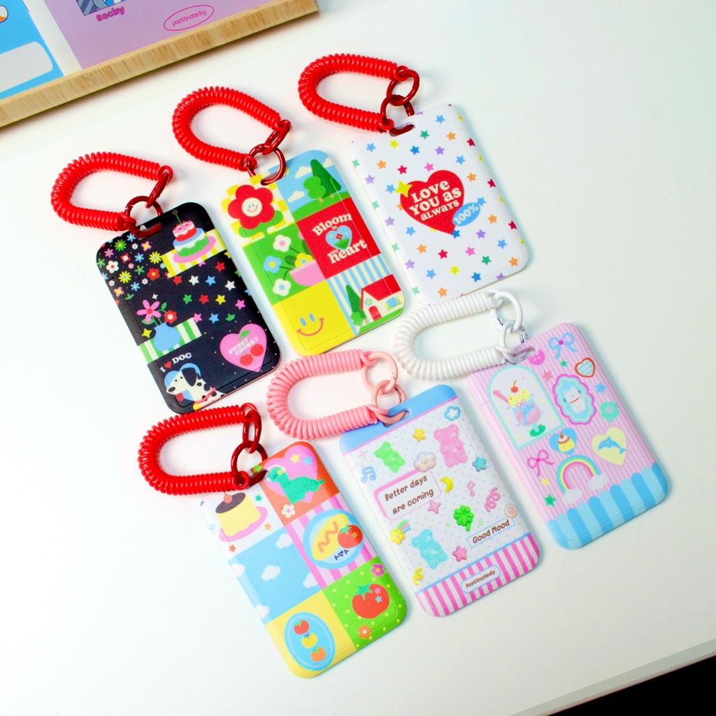 Card Holder ที่ใส่การ์ด+สายคล้อง ที่ใส่บัตรพนักงาน/นักเรียน bts mrt ลายน่ารัก💖