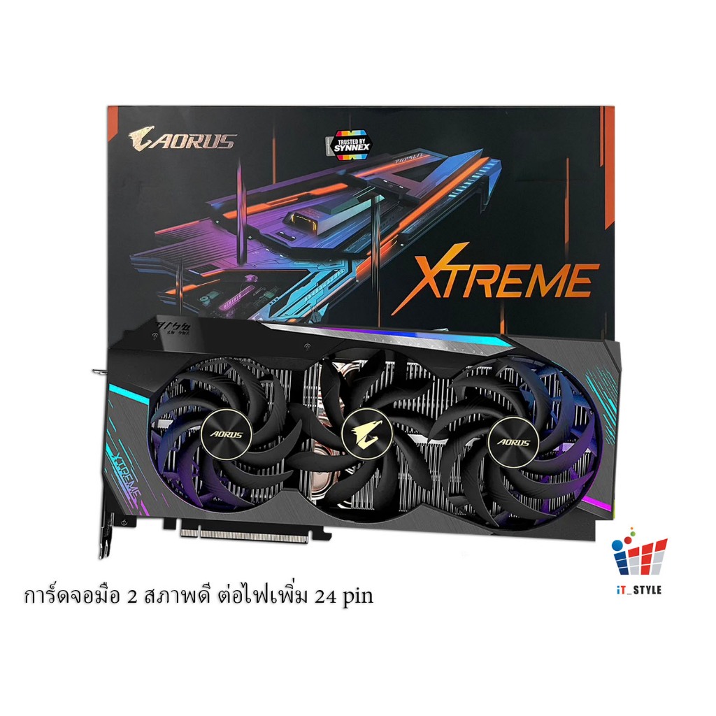 VGA (การ์ดจอ) GIGABYTE AORUS  RTX 3080TI 12G