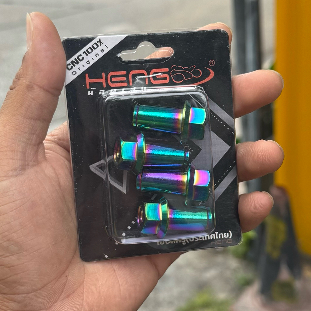 น็อตฝาสูบ 4 วาวล์ งานHENG เฮงสกรู ชุดนึงมี4ตัว - รูปที่ 2