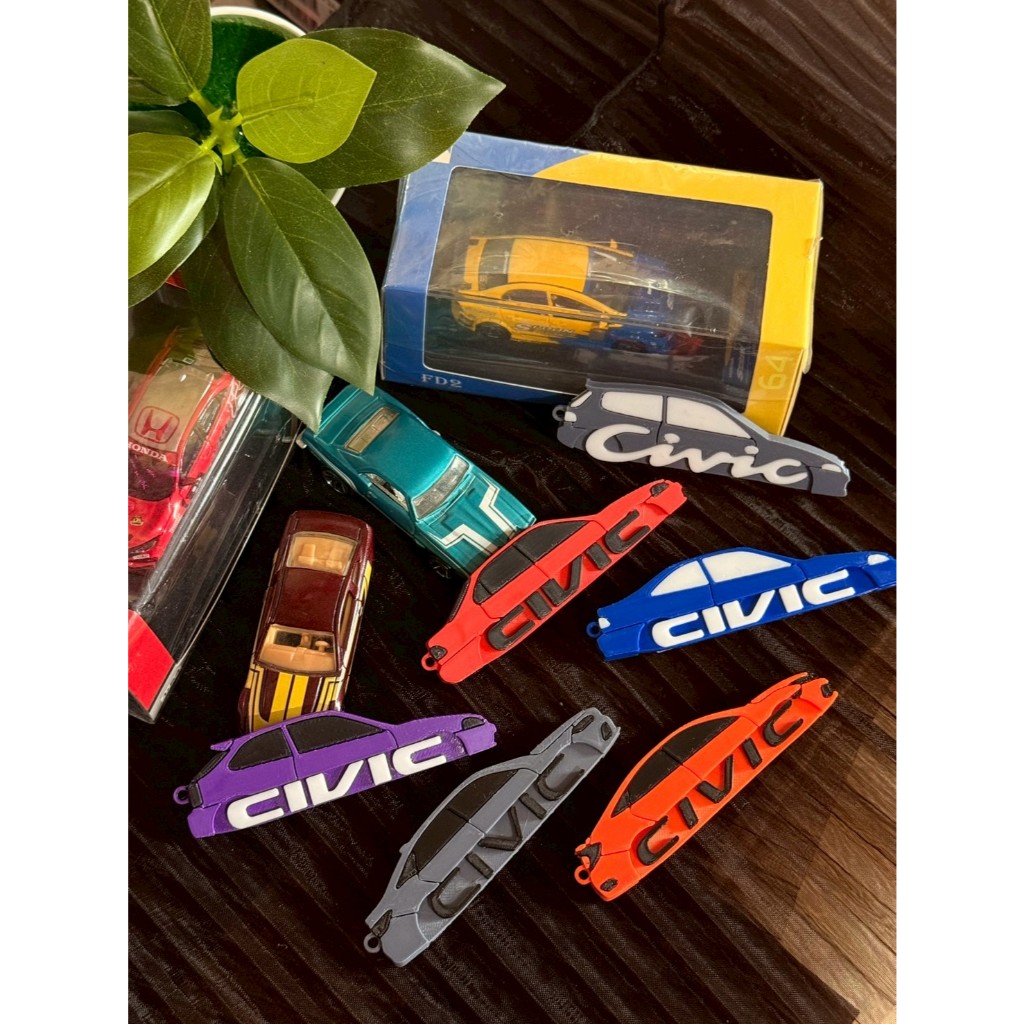 [สั่งได้ทุกรุ่น] *พวงกุญแจรถยนต์* Honda Civic EG EK FD FB FC/FK FL พวงกุญแจโลโก้ **ของแต่งรถ** ของสะสม ของขวัญ